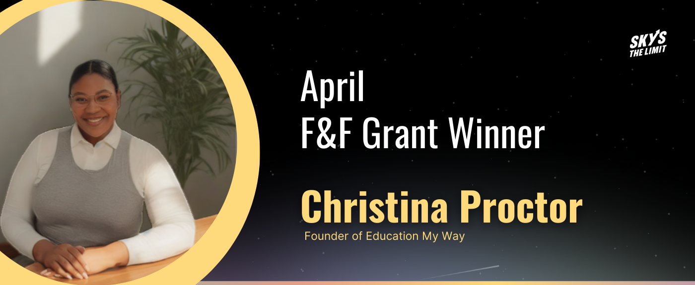 April Grant Winner: Christina Proctor